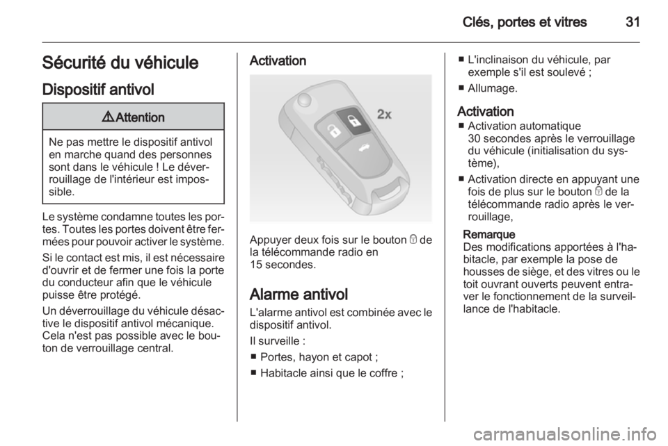 OPEL INSIGNIA 2011  Manuel dutilisation (in French) 