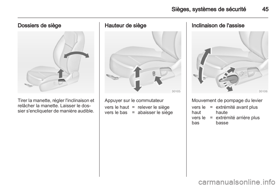 OPEL INSIGNIA 2011  Manuel dutilisation (in French) 