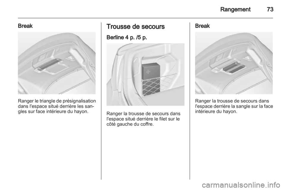 OPEL INSIGNIA 2011  Manuel dutilisation (in French) 