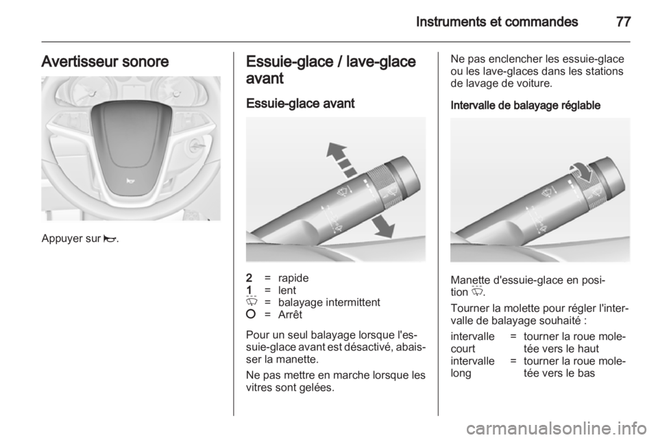 OPEL INSIGNIA 2011  Manuel dutilisation (in French) 