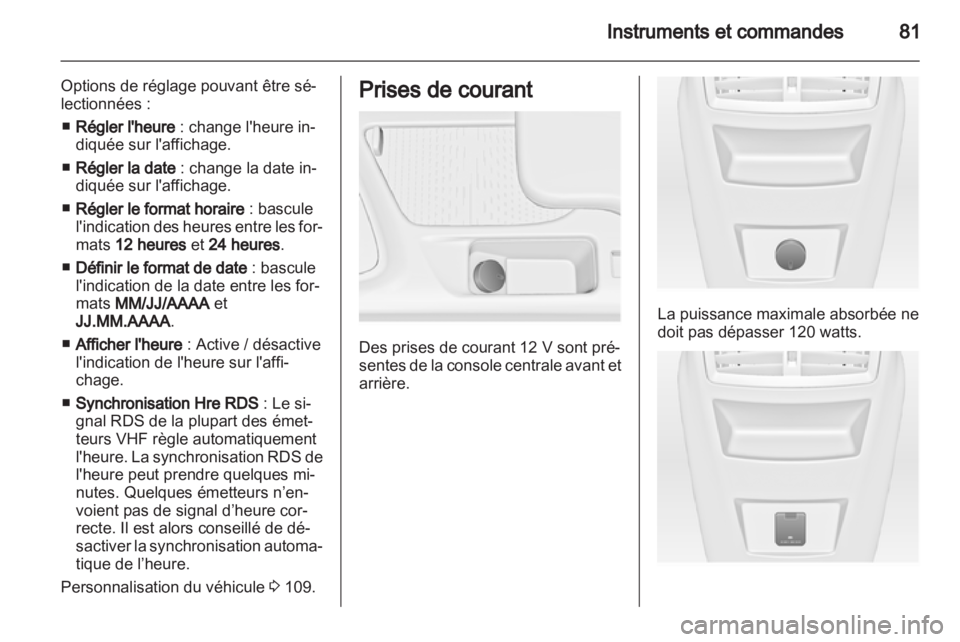 OPEL INSIGNIA 2011  Manuel dutilisation (in French) 