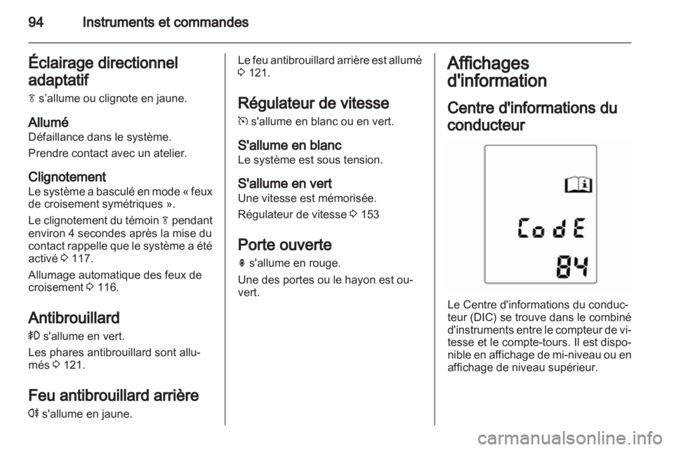 OPEL INSIGNIA 2011  Manuel dutilisation (in French) 