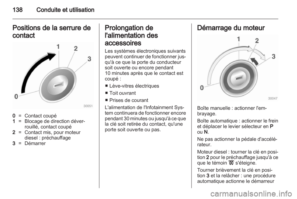 OPEL INSIGNIA 2011.5  Manuel dutilisation (in French) 