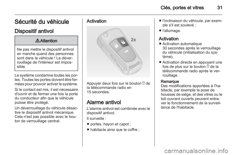 OPEL INSIGNIA 2011.5  Manuel dutilisation (in French) 