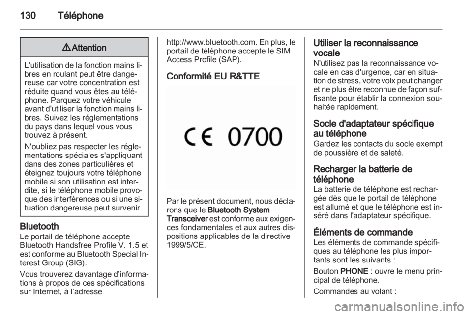 OPEL INSIGNIA 2012  Manuel multimédia (in French) 