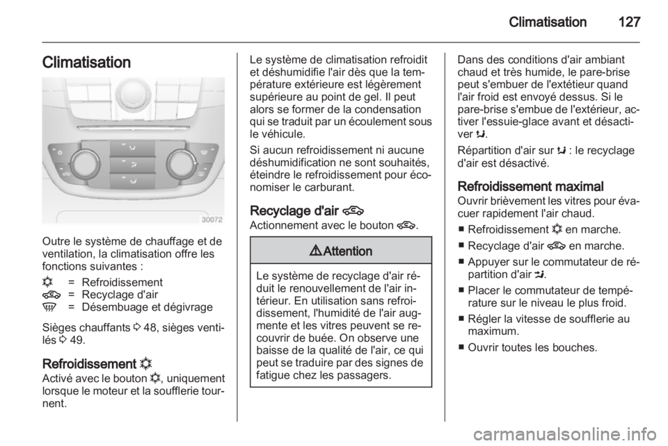 OPEL INSIGNIA 2012  Manuel dutilisation (in French) 