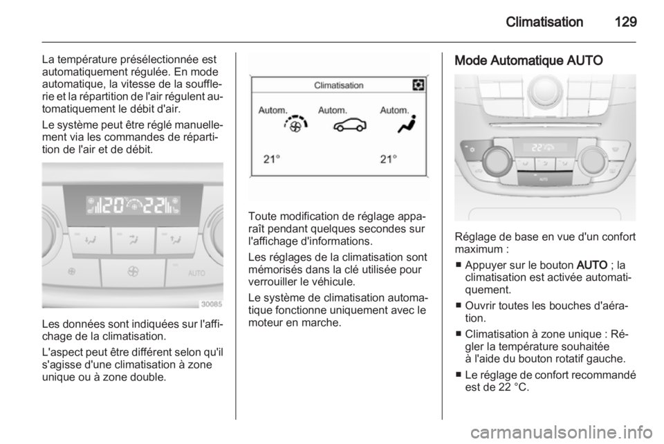 OPEL INSIGNIA 2012  Manuel dutilisation (in French) 