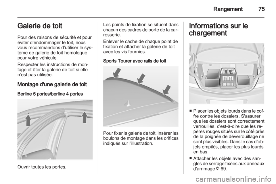 OPEL INSIGNIA 2012  Manuel dutilisation (in French) 