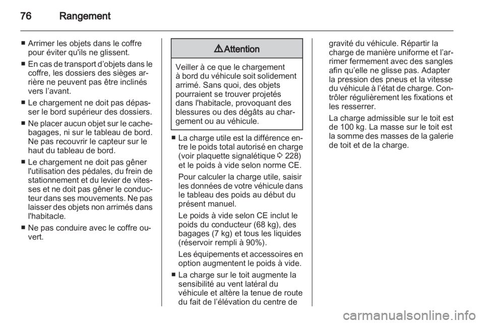 OPEL INSIGNIA 2012  Manuel dutilisation (in French) 