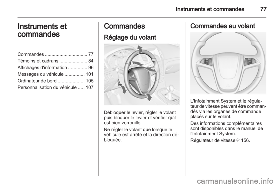 OPEL INSIGNIA 2012  Manuel dutilisation (in French) 