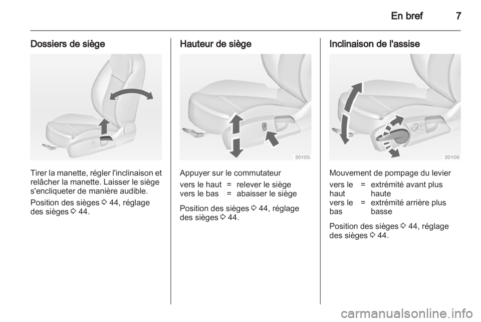 OPEL INSIGNIA 2012  Manuel dutilisation (in French) 