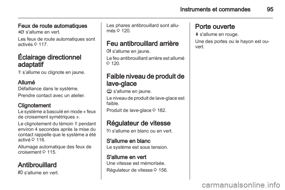 OPEL INSIGNIA 2012  Manuel dutilisation (in French) 