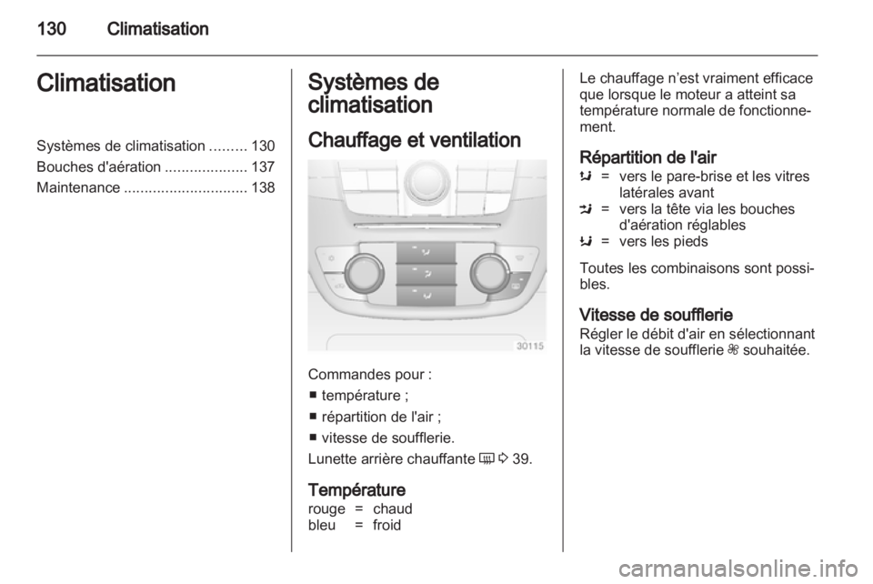 OPEL INSIGNIA 2012.5  Manuel dutilisation (in French) 