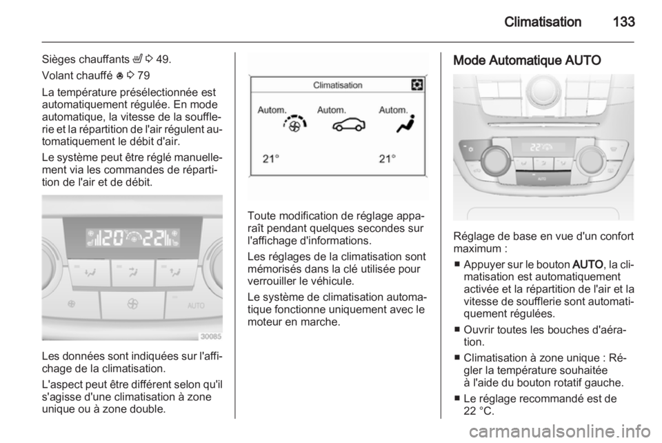 OPEL INSIGNIA 2012.5  Manuel dutilisation (in French) 
