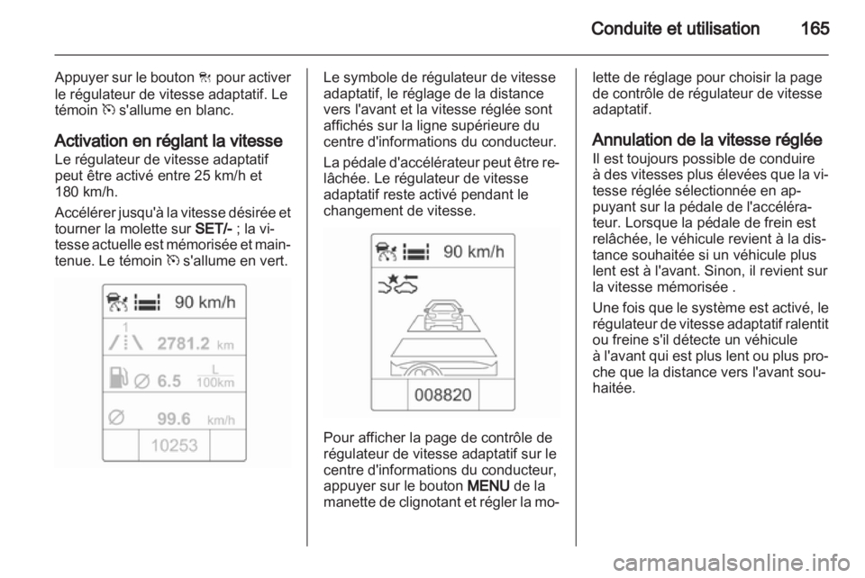 OPEL INSIGNIA 2012.5  Manuel dutilisation (in French) 