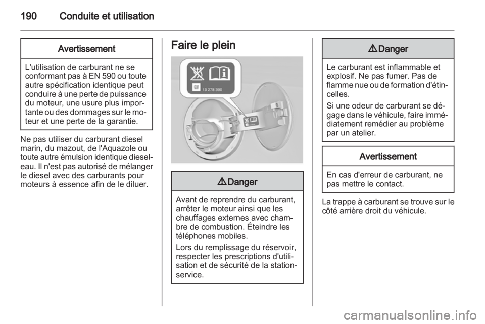OPEL INSIGNIA 2012.5  Manuel dutilisation (in French) 