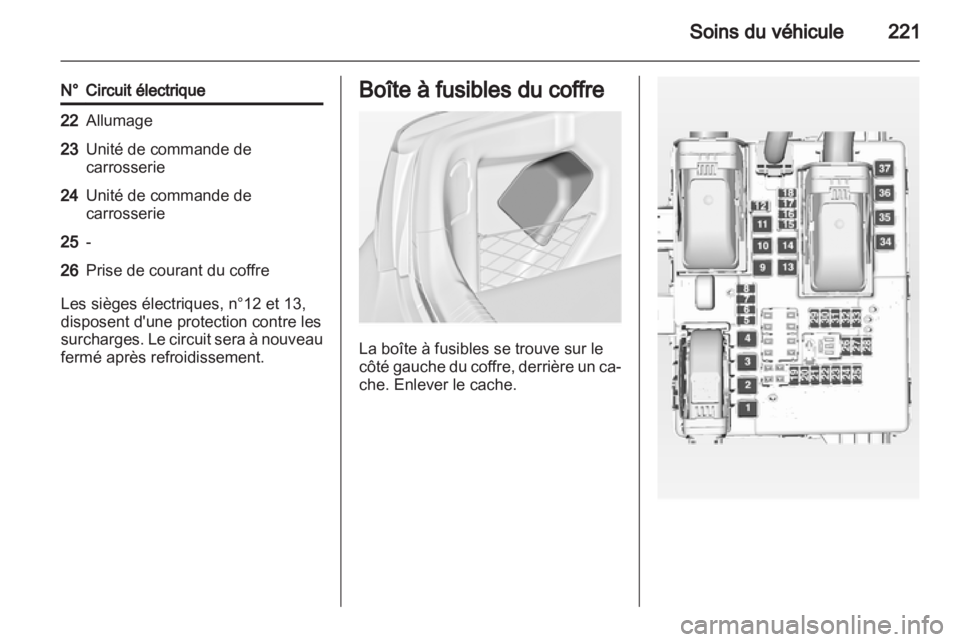 OPEL INSIGNIA 2012.5  Manuel dutilisation (in French) 