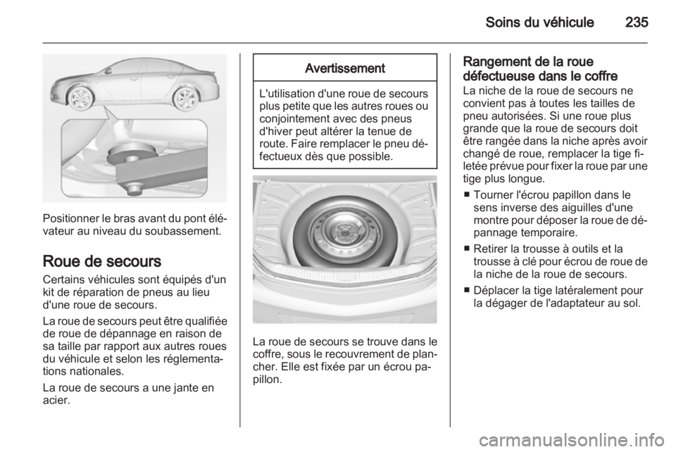 OPEL INSIGNIA 2012.5  Manuel dutilisation (in French) 