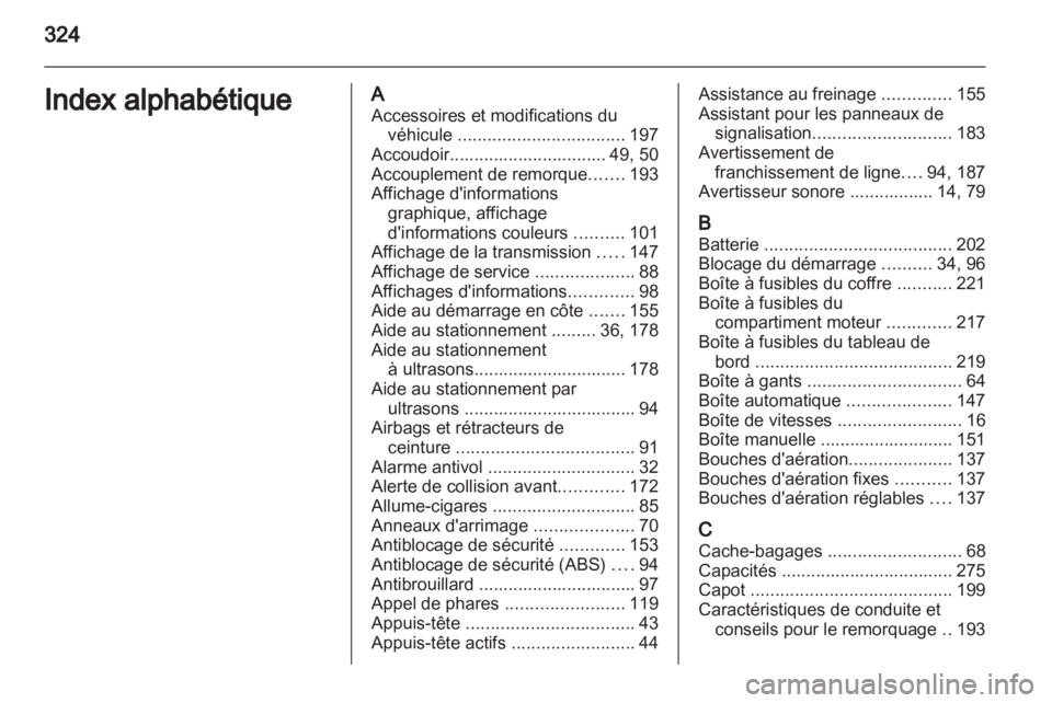 OPEL INSIGNIA 2012.5  Manuel dutilisation (in French) 