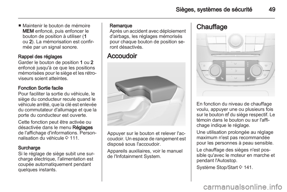 OPEL INSIGNIA 2012.5  Manuel dutilisation (in French) 