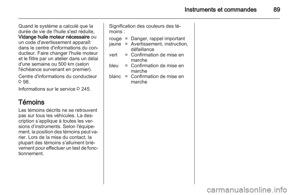 OPEL INSIGNIA 2012.5  Manuel dutilisation (in French) 