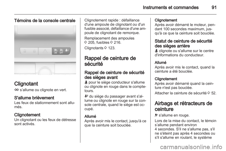 OPEL INSIGNIA 2012.5  Manuel dutilisation (in French) 