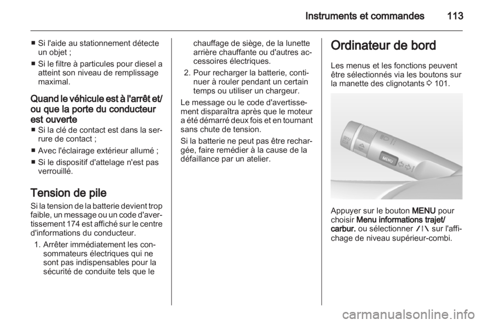 OPEL INSIGNIA 2013  Manuel dutilisation (in French) 