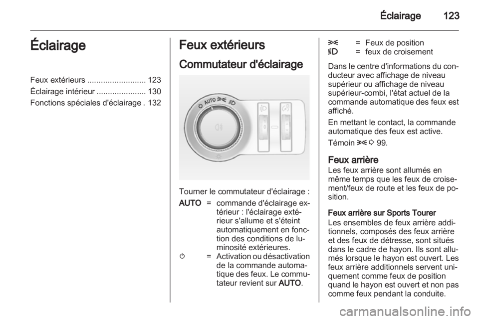 OPEL INSIGNIA 2013  Manuel dutilisation (in French) 