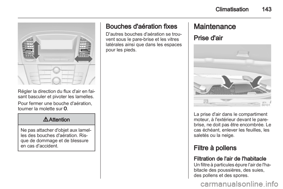 OPEL INSIGNIA 2013  Manuel dutilisation (in French) 