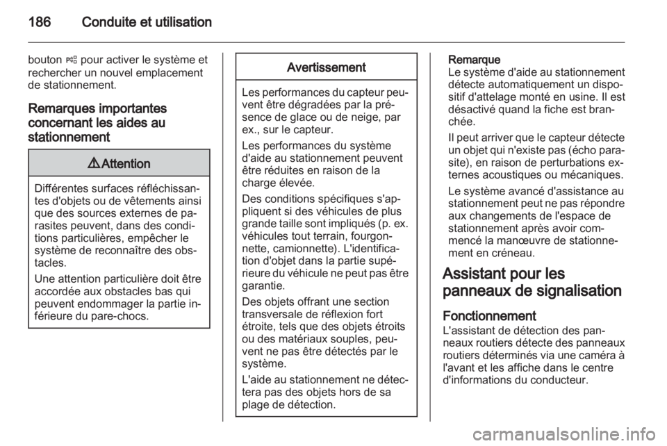 OPEL INSIGNIA 2013  Manuel dutilisation (in French) 