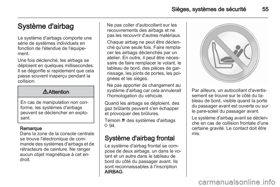 OPEL INSIGNIA 2013  Manuel dutilisation (in French) 