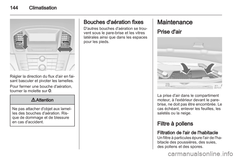 OPEL INSIGNIA 2013.5  Manuel dutilisation (in French) 