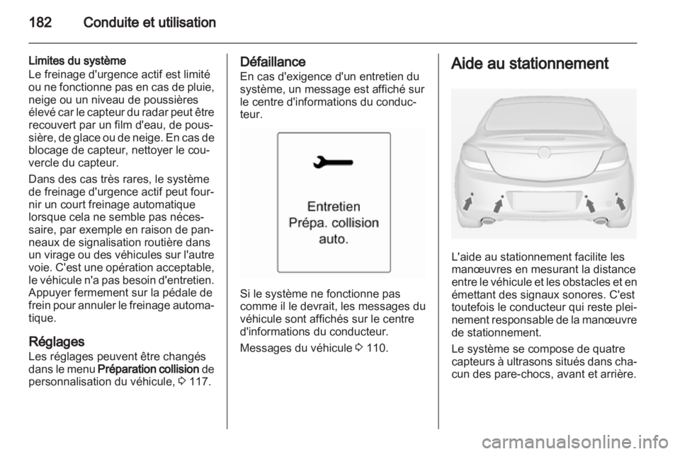 OPEL INSIGNIA 2013.5  Manuel dutilisation (in French) 