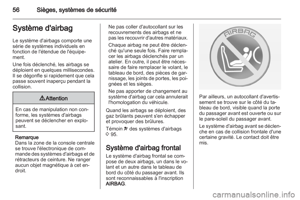 OPEL INSIGNIA 2013.5  Manuel dutilisation (in French) 