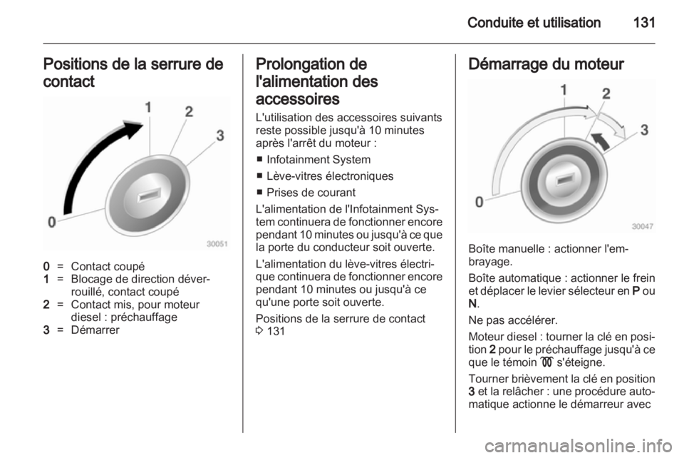 OPEL MERIVA 2011  Manuel dutilisation (in French) 