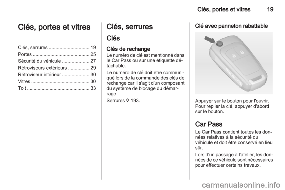 OPEL MERIVA 2011  Manuel dutilisation (in French) 