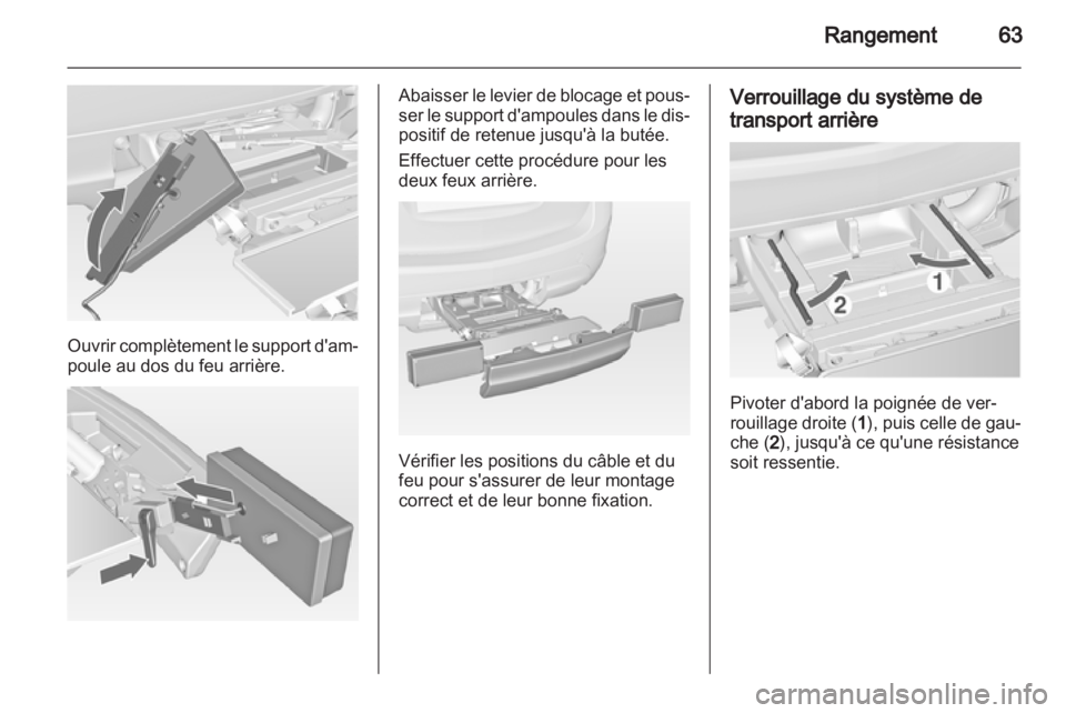 OPEL MERIVA 2011  Manuel dutilisation (in French) 