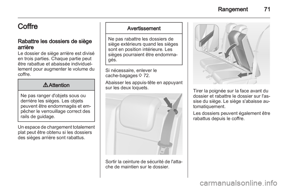 OPEL MERIVA 2011  Manuel dutilisation (in French) 