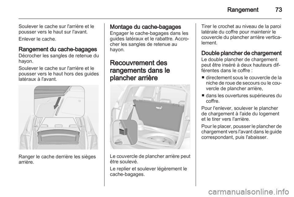 OPEL MERIVA 2011  Manuel dutilisation (in French) 