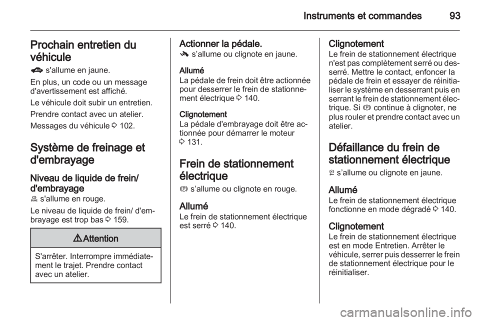 OPEL MERIVA 2011  Manuel dutilisation (in French) 