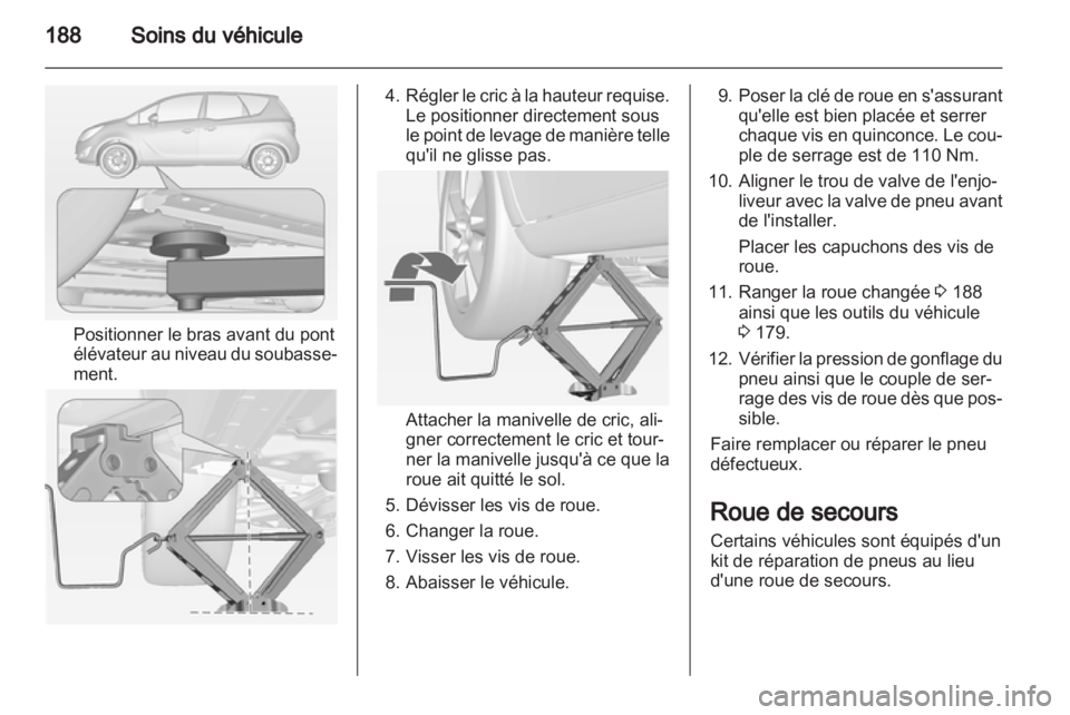 OPEL MERIVA 2011.5  Manuel dutilisation (in French) 