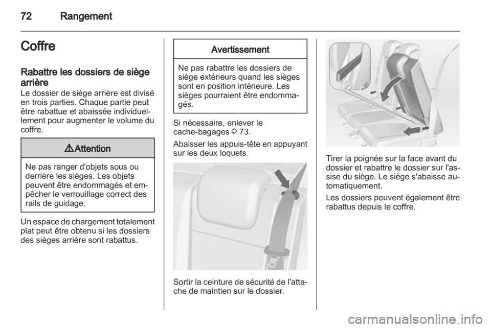 OPEL MERIVA 2011.5  Manuel dutilisation (in French) 