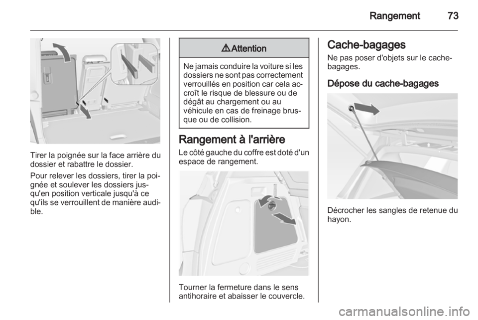 OPEL MERIVA 2011.5  Manuel dutilisation (in French) 