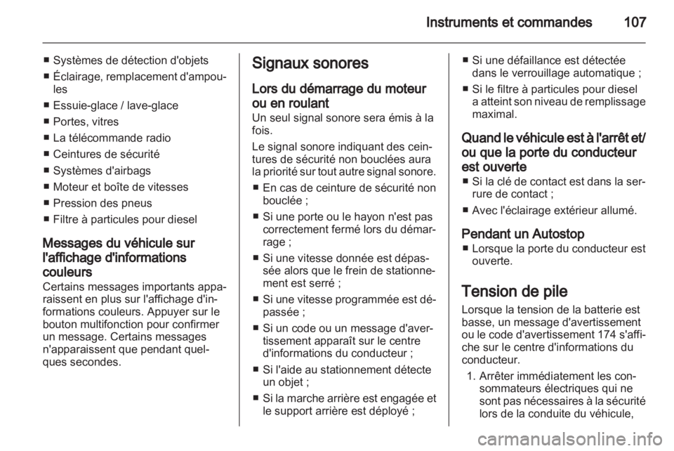 OPEL MERIVA 2012  Manuel dutilisation (in French) 