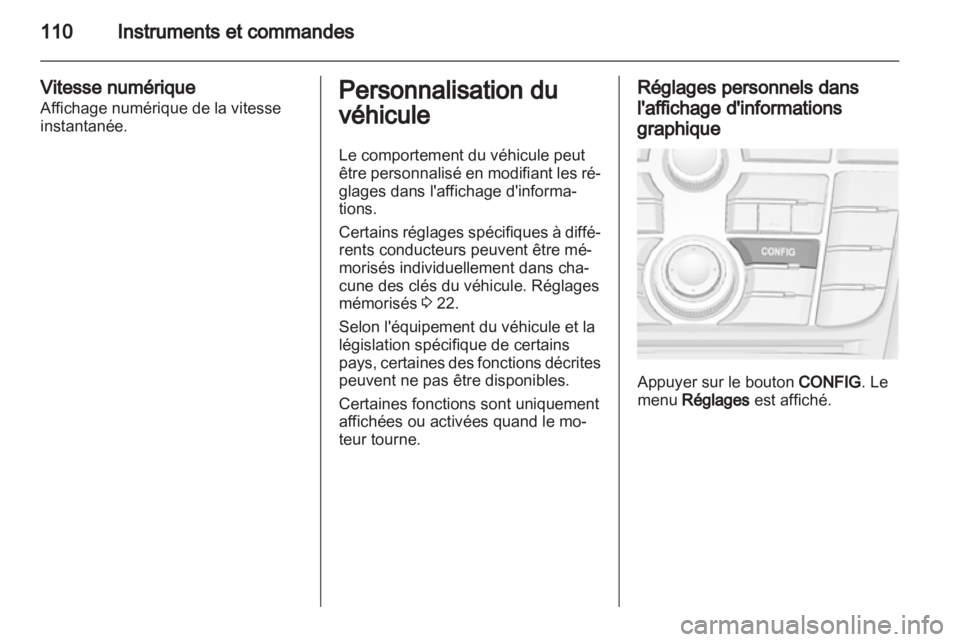 OPEL MERIVA 2012  Manuel dutilisation (in French) 