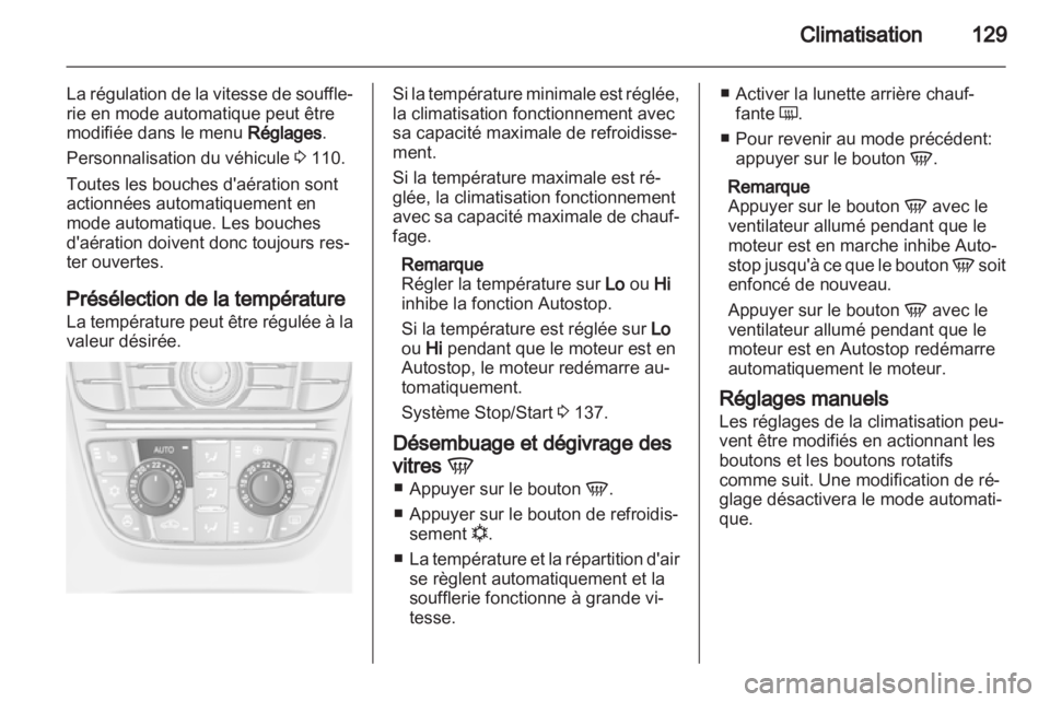 OPEL MERIVA 2012  Manuel dutilisation (in French) 
