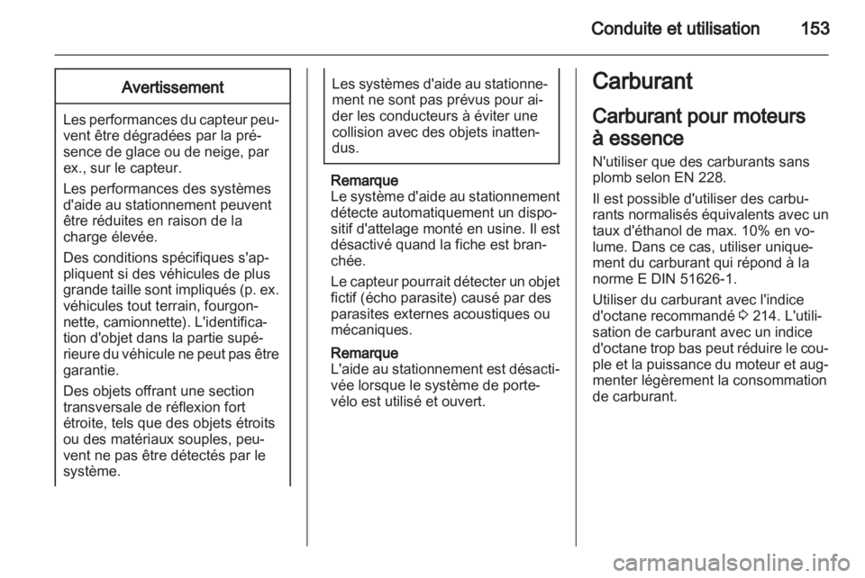 OPEL MERIVA 2012  Manuel dutilisation (in French) 