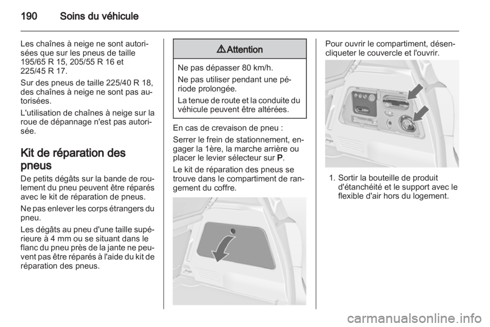 OPEL MERIVA 2012  Manuel dutilisation (in French) 