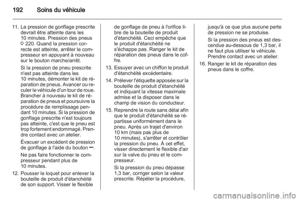 OPEL MERIVA 2012  Manuel dutilisation (in French) 