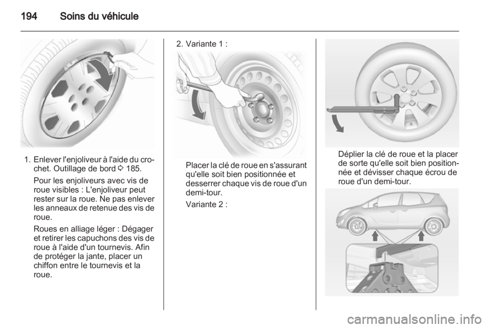 OPEL MERIVA 2012  Manuel dutilisation (in French) 